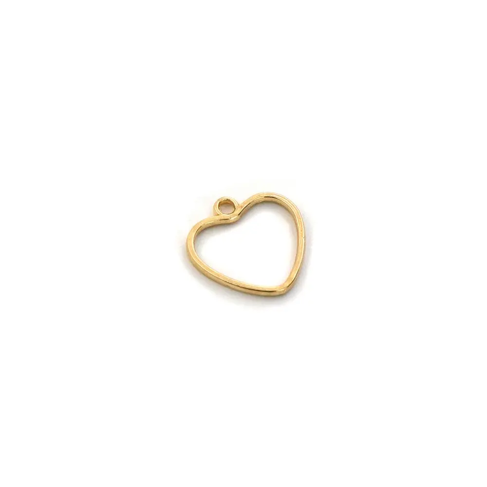 50 Mixed Stern Mond Herz Gold Farbe Pendent Metall Form Für Schmuck, Die Diy Anhänger Charme Armband Zubehör Großhandel – Detail 19