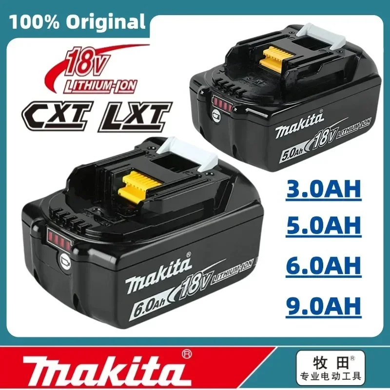 

Makita Original Lithium ion Rechargeable Battery 18V 6000mAh 18v Replacement Batteries BL1860 BL1830 BL1850 BL1860B