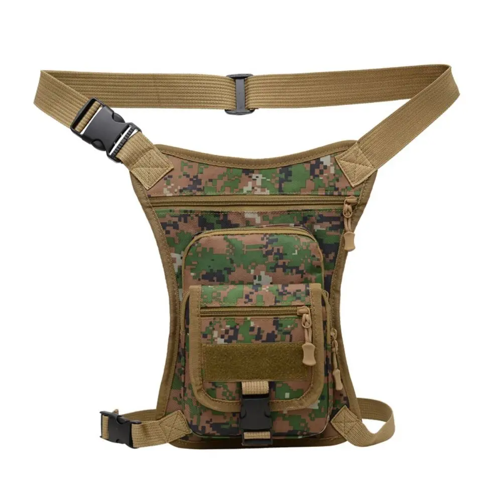 

Large Capacity Outdoor Drop Leg Bag Adjustable Camouflage Hiking Waist Pack Multi-Purpose Waterproof Motorcycle Bag Riding