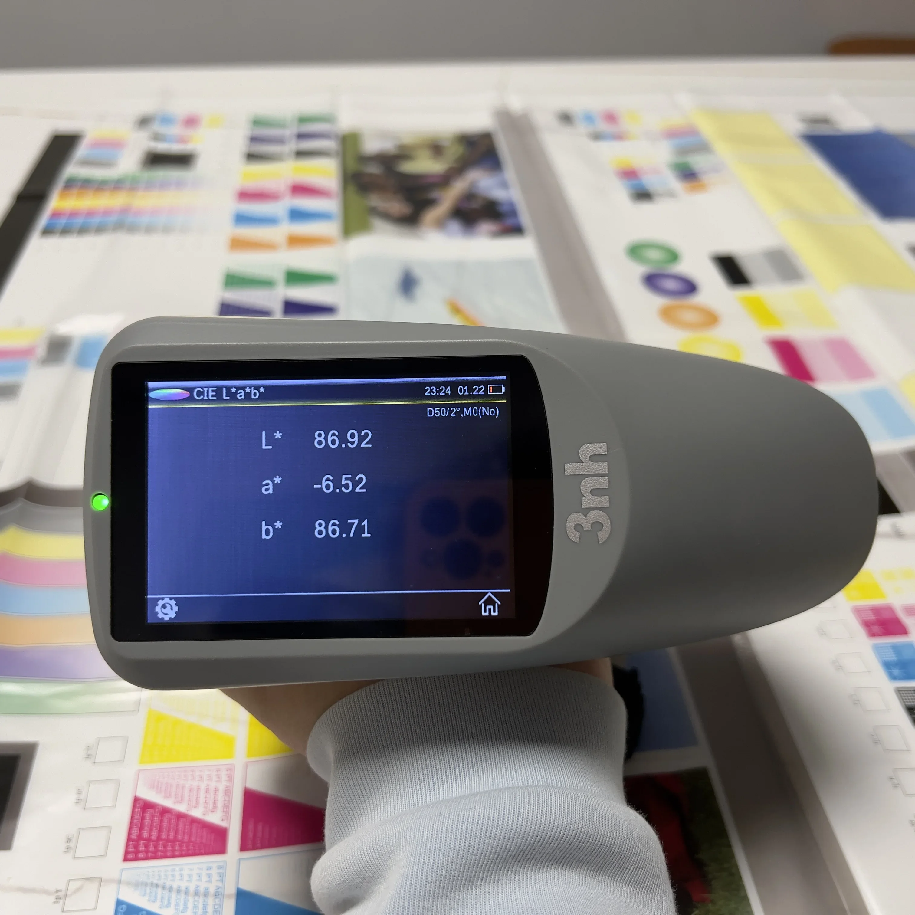 2026 3nh YD5050 Digital CMYK Color Density Meter for Printing to Replace Xrite Exact Standard Spectrodensitometer