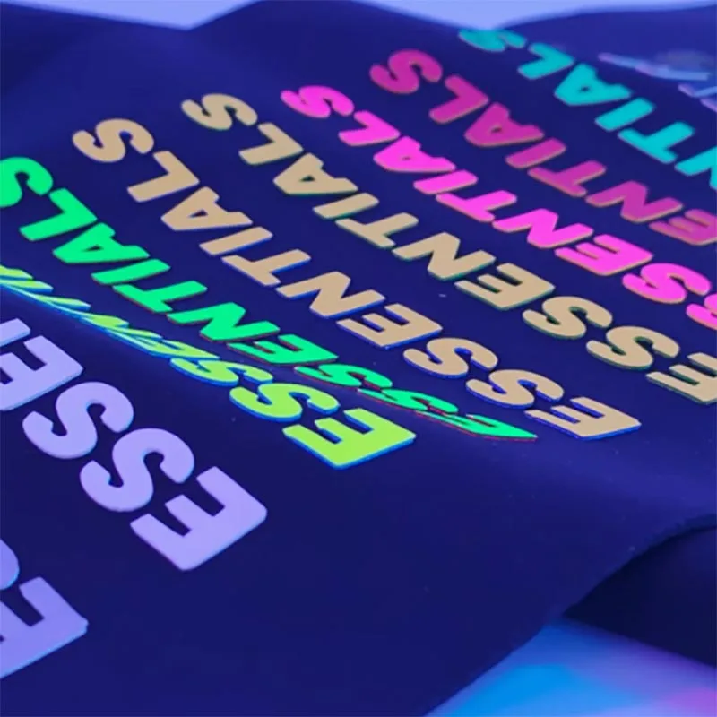 10 Stück Individualisierte Marken-3D-Silikon-Einfarbige HTV-Wärmeübertragungsdruckaufkleber, Erhöhtes Personalisiertes Logo, Kleidungsetikett, T-Shirt-Aufkleber – Detail 4