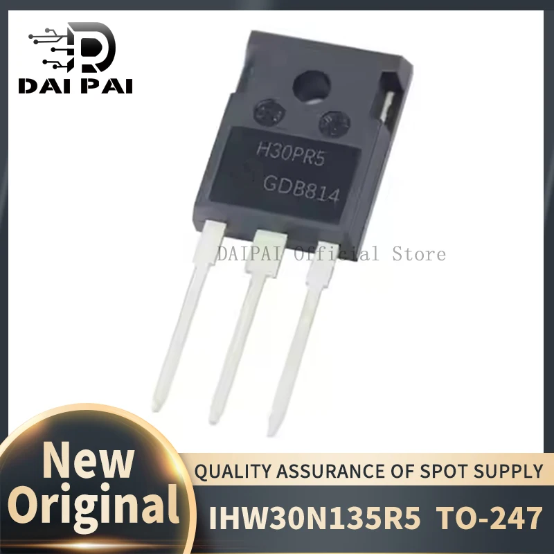 

(10 шт./лот) 100% новые импортные оригинальные IHW30N135R5 H30PR5 TO-247 IGBT-транзисторы для индукционных плит, 1350В 30А