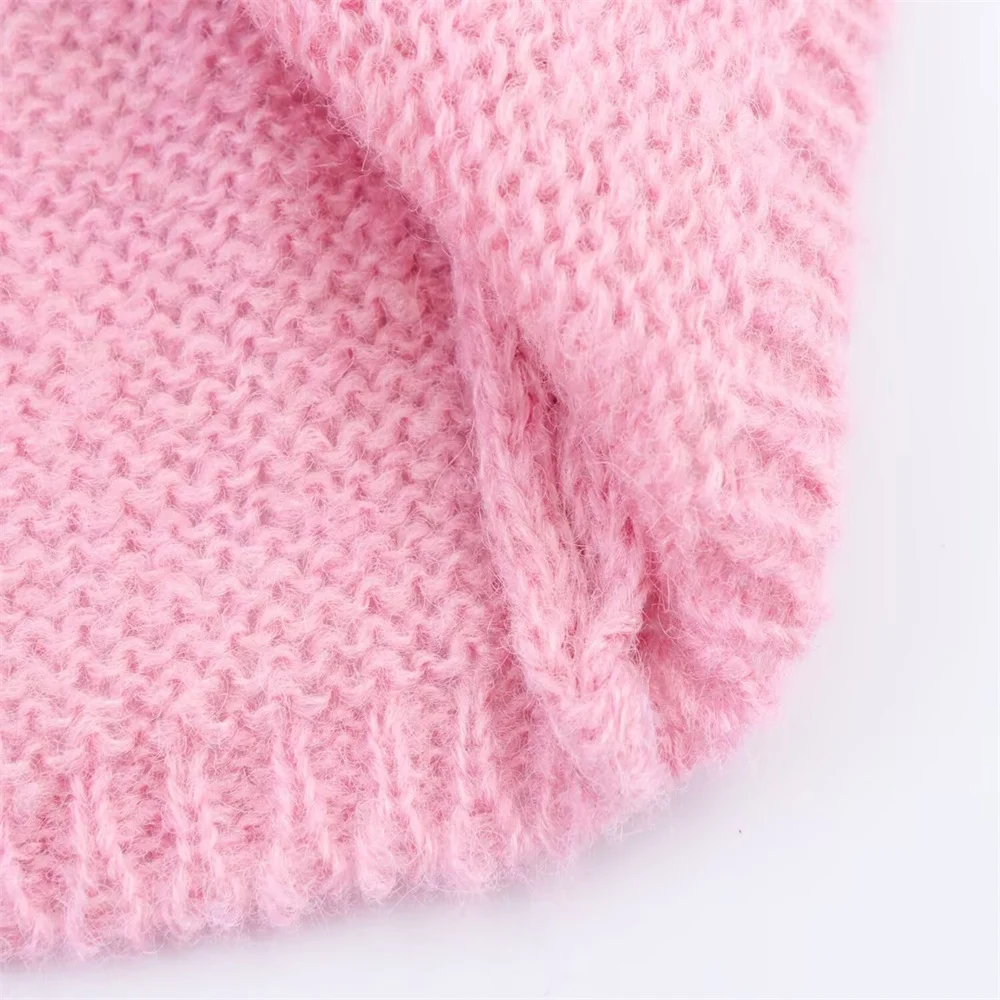 Cardigan tricoté de style européen et américain pour femmes, vêtement à la mode, simple et polyvalent, de couleurs fraîches et propres, nouvelle collection