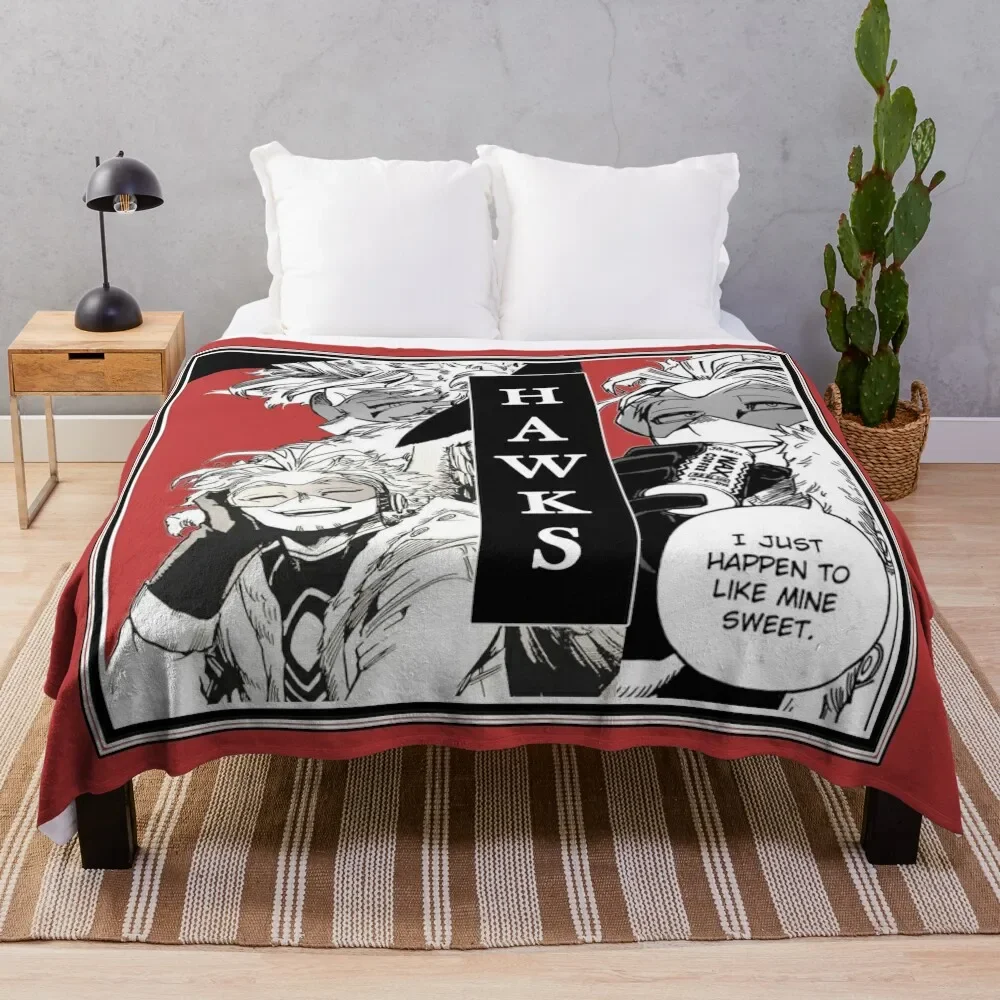 

Manga Hawks BNHA Throw Blanket Sofa Throw Luxury Designer anime Blankets