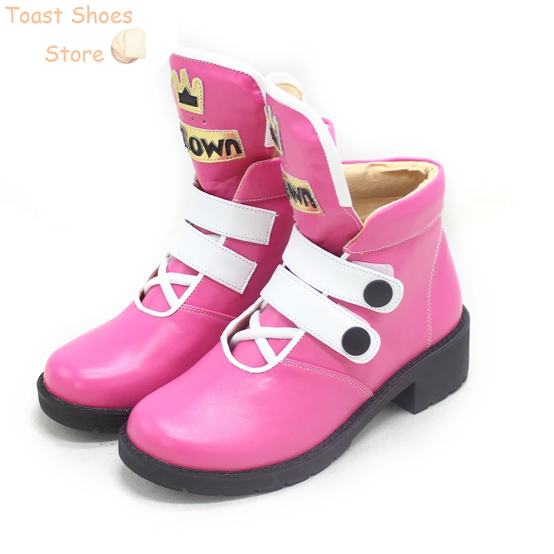 ¡Tennouji Rina Cosplay Shoes Love Live! Nijigasaki-zapatos de cuero PU para Cosplay de escuela secundaria, botas de Halloween, utilería para disfraz