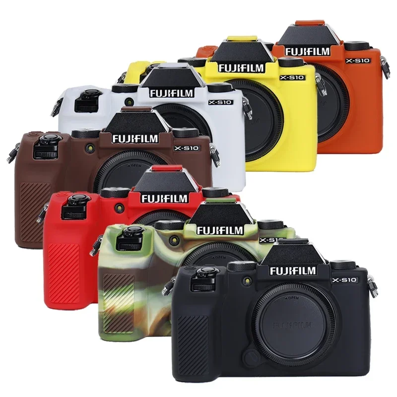 Voor Fujifilm Xs10 Cameratas Zachte Siliconen Case Rubber Camerahoes