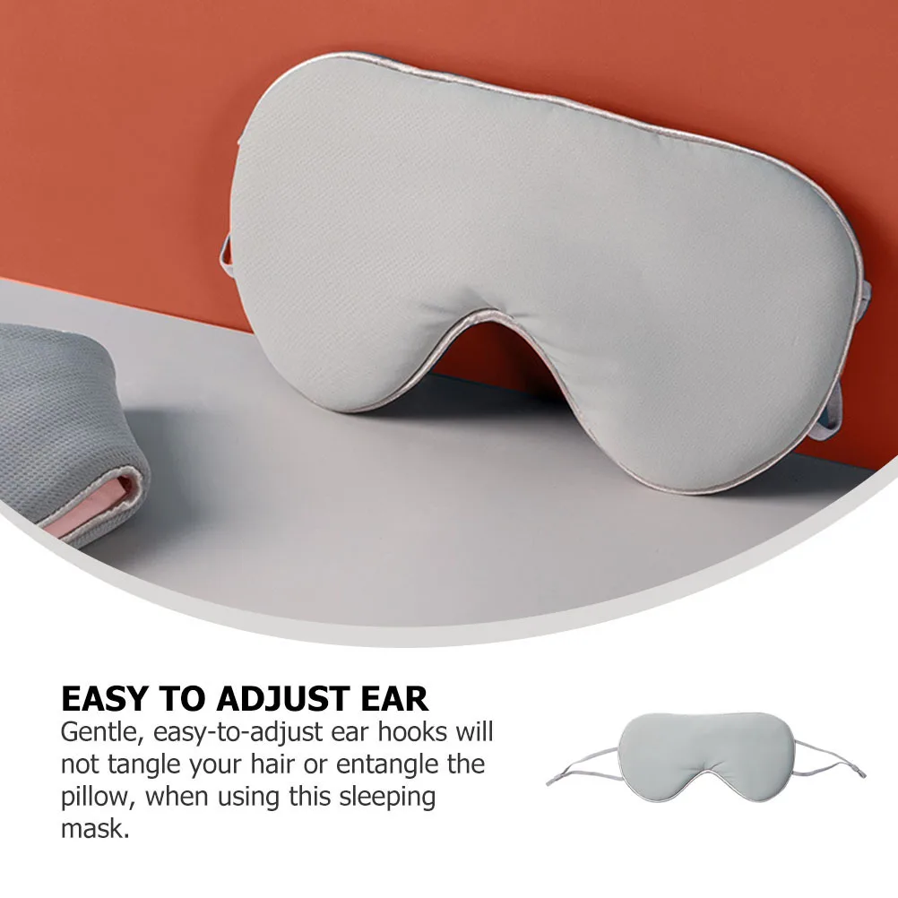 女性通気性マスク両面アイスシルク睡眠目隠し旅行ホームオフィス用目の疲労を軽減冷温アイカバー
