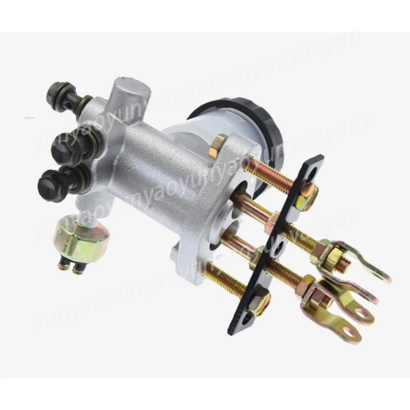 125-250CC Go Kart Disc Brake Kit, One-to-Three Hydraulic Brake Master Cylinder Caliper, Foot Brake Pump Assembly