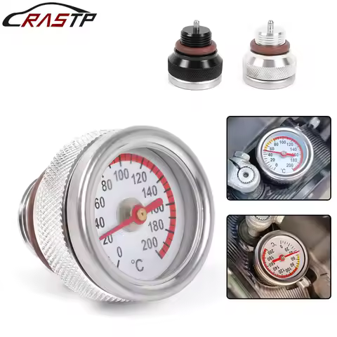 M20x1.5 Motorbike Oil Temperature Gauge For Haojue TR300 / Harley-davidson X350 Engine Valve Cover Oil Filler Cap RS-CAP025
