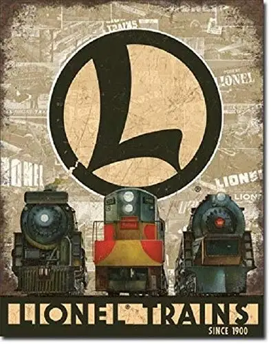 Lionel Train Legacy Railroad Retro Ad Poster Wall Art Decor Metal Tin Sign 8X12In