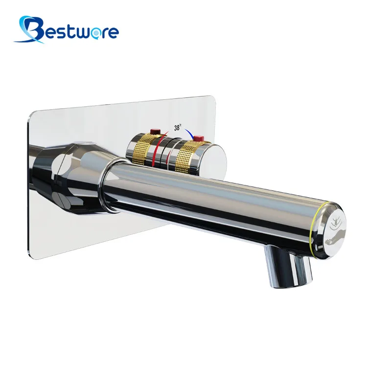 High Quantity Stainless Steel Wall Mounted Automatic Sensor Faucet Tap