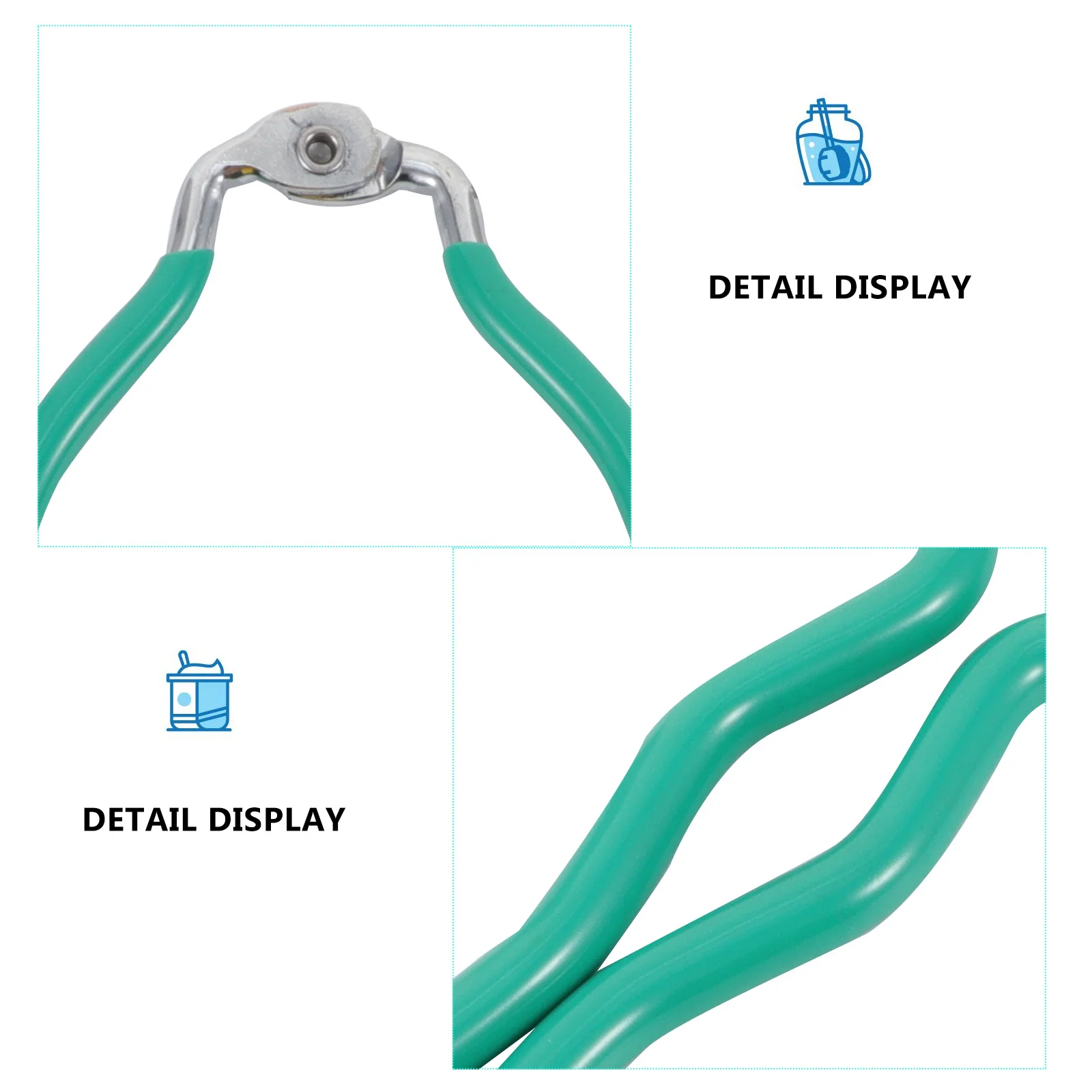 رافع الزجاجات مقاوم للحرارة، مضاد للانزلاق، مشبك زجاجة الطفل، حامل معقم، أداة مطبخ قابلة للطي