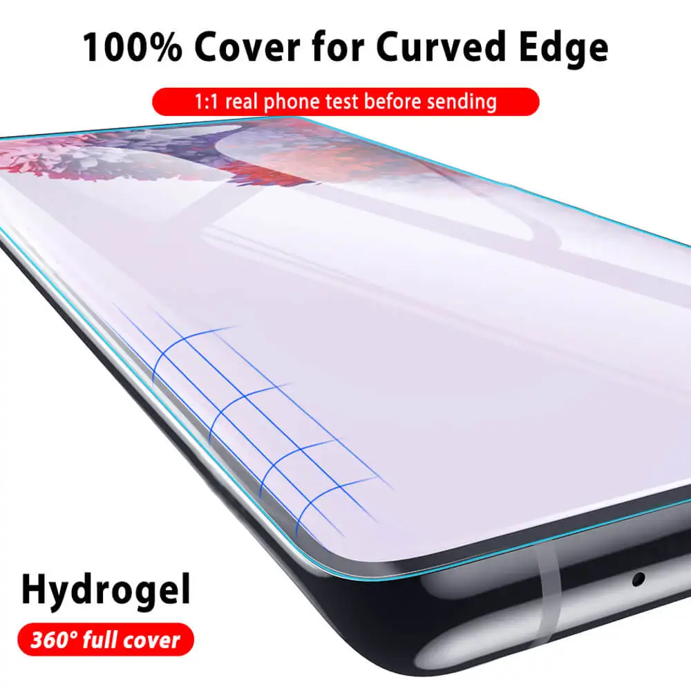 Protecteur d'écran pour Samsung Galaxy, film hydrogel, pas de verre, S24 Ultra, S23 + HD, S24Plus, S24corde TRA, 3 pièces