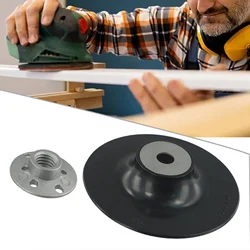 5ich Backing Pad Disc 125mm Backing Pad Tool Resin-Fibre Discs With Lock Nut/M14 Thread For Angle Grinder Sander Polish Tools