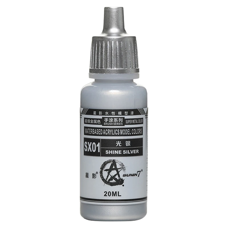 

Model Coloring Super Metallic Color Water-based Paint - Environmentally Friendly Figure Clay Hand-painted Paint SX01-27