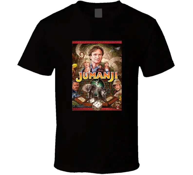 

Jumanji Movie T Shirt 90s Adventure Robin Williams Fan