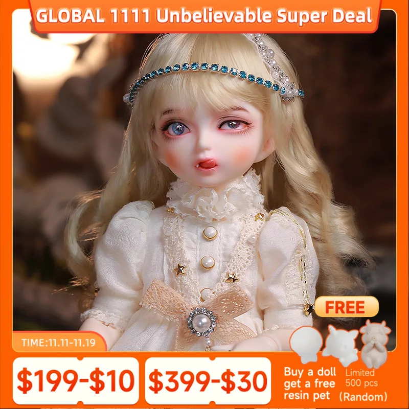 

Littlefee Hwayu Suit Fullset BJD Dolls Fairyland YoSD 1/6 FL Napi Luts Sweetest Gift for Boys and Girls