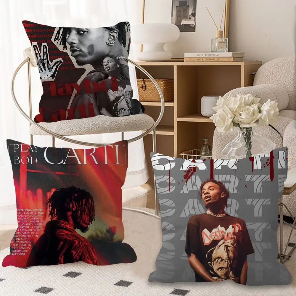 Opium Rap Playboi Carti Maple Design Cushion Cover Happy Autumn Harvest decor Holiday Decorati Pillow Cover