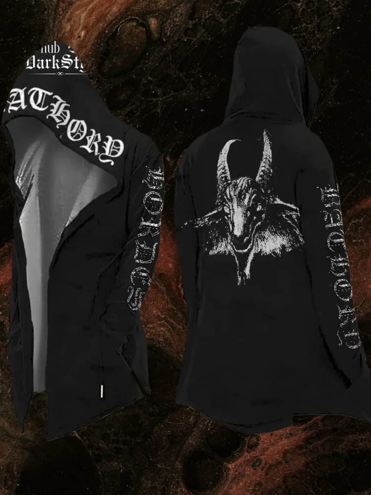 

Новинка 2025 года, абстрактный космический ретро-принт, весна/осень, мужской Тренч с 3D цифровым принтом, большой кардиган с капюшоном