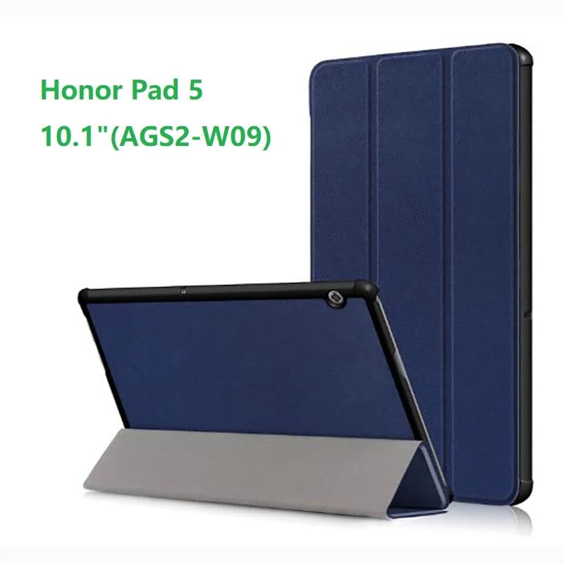 Compatible with Case for Honor Pad 5 10.1 inch AGS2-W09 Tablet, Ultra Slim Lightweight Leather Cover Case  with Auto Sleep/Wake