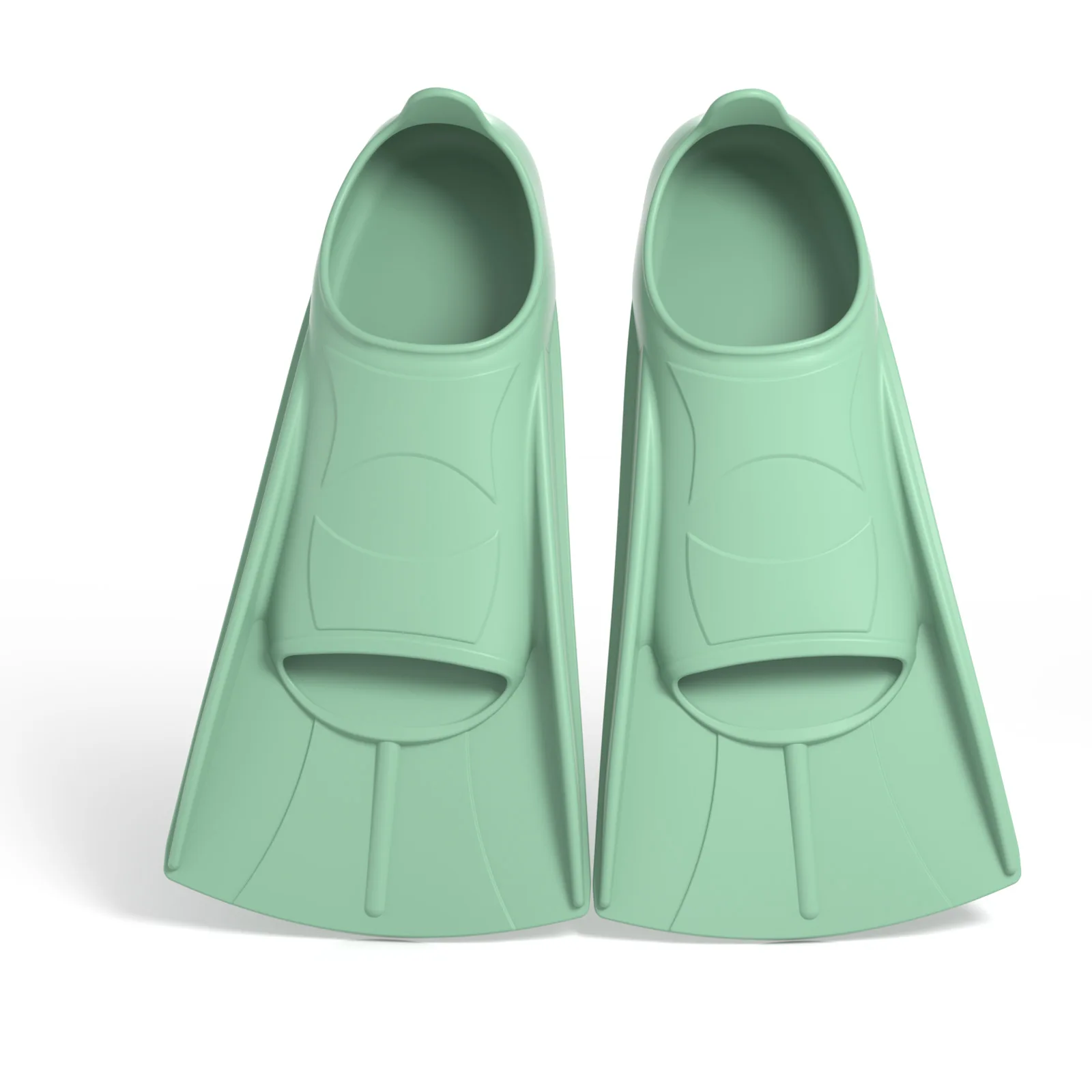 

Swimming freestyle flippers breaststroke silicone short flippers children lightweight diving equipment flippers