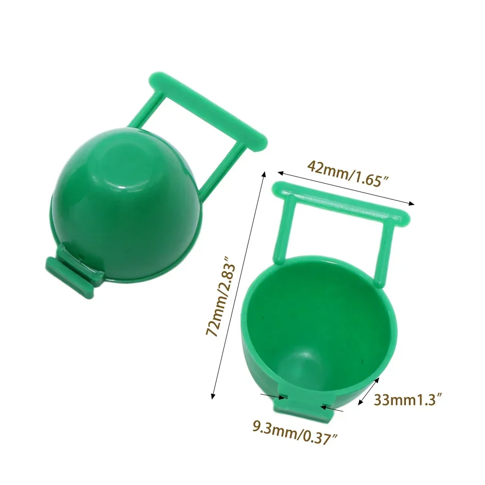 5 قطعة الطيور الببغاء المغذية الفاكهة البيض الحاويات حامل قفص معلق الحيوانات الأليفة الطيور لوازم تغذية صندوق 100% العلامة التجارية الجديدة والعالية الجودة