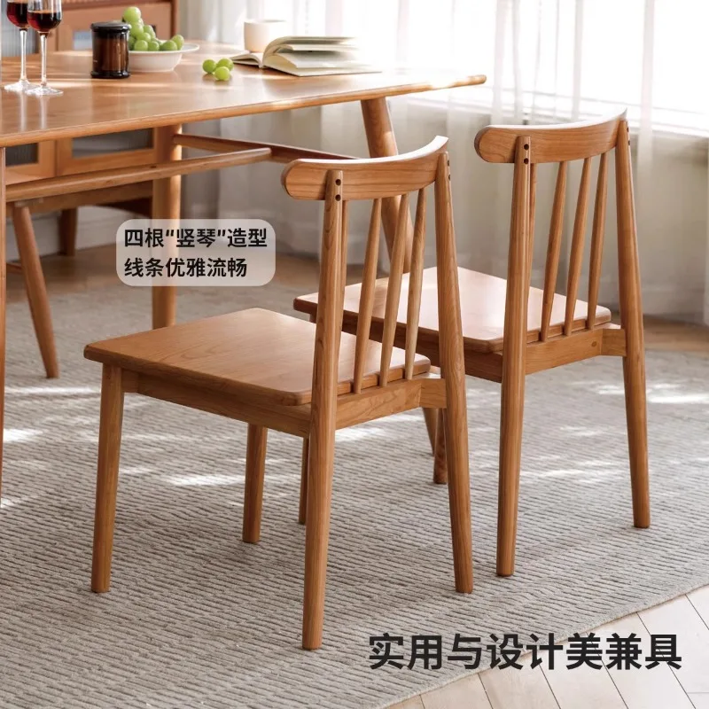 Home Rückenlehne Freizeitstuhl Moderner einfacher Restaurantstuhl Nordic