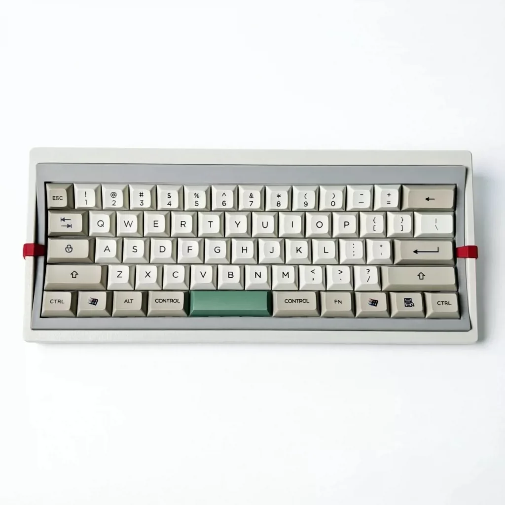60% Curved Keyboard Bluetooth & Wired Dual Mode 3U Spacebar RMK / ZMK Firmware MicroM Hot-swappable Keyboard Kit without keycap