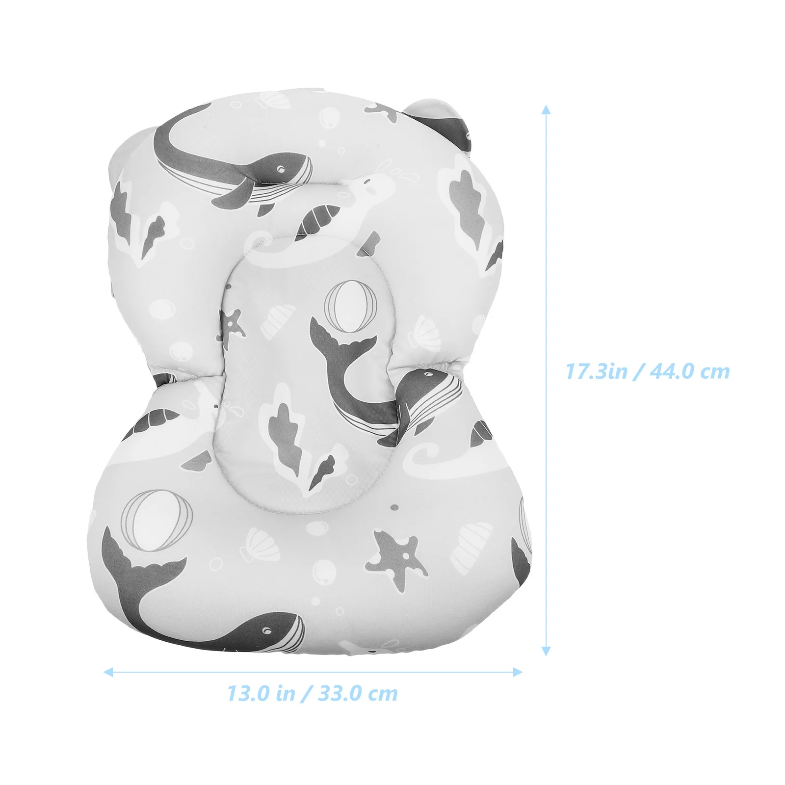 حصيرة دعم حمام الرضع قابلة للتعديل، وسادة استحمام للأطفال، صديقة للبشرة، مادة قابلة للتنفس، آمنة لحديثي الولادة، حمام مريح #4