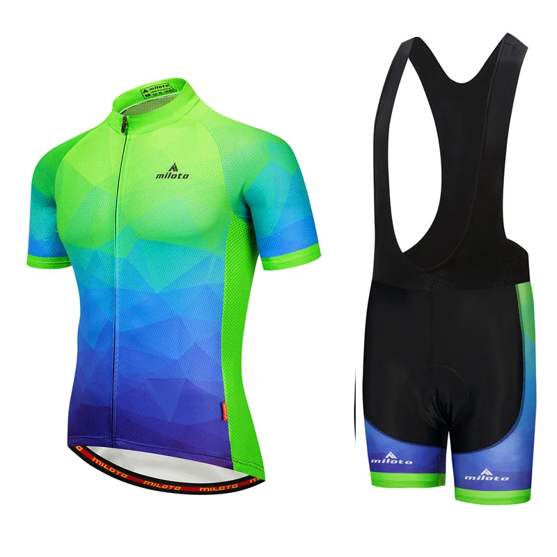 

Summer Cycling Clothing Set, breathable suit for Mountain Biking, triathlon, 2024 MILOTO