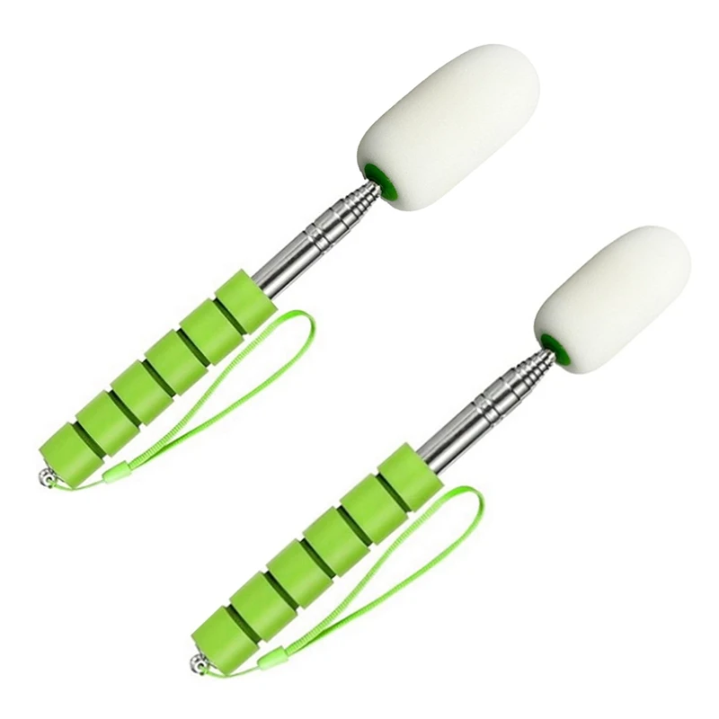 ABAE-2 Stuks Telescopische Spons Stick Voor Aardewerk, Aardewerk Sculptuur Spons Houder Keramische Gooien Stok Aardewerk Trimmen Gereedschap