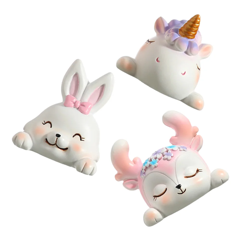 3 Packs Adorable Memo Holders Desk Photo Clips Note Clamps Reusable Decorations Table Number Picture Holder Place Cards Stand