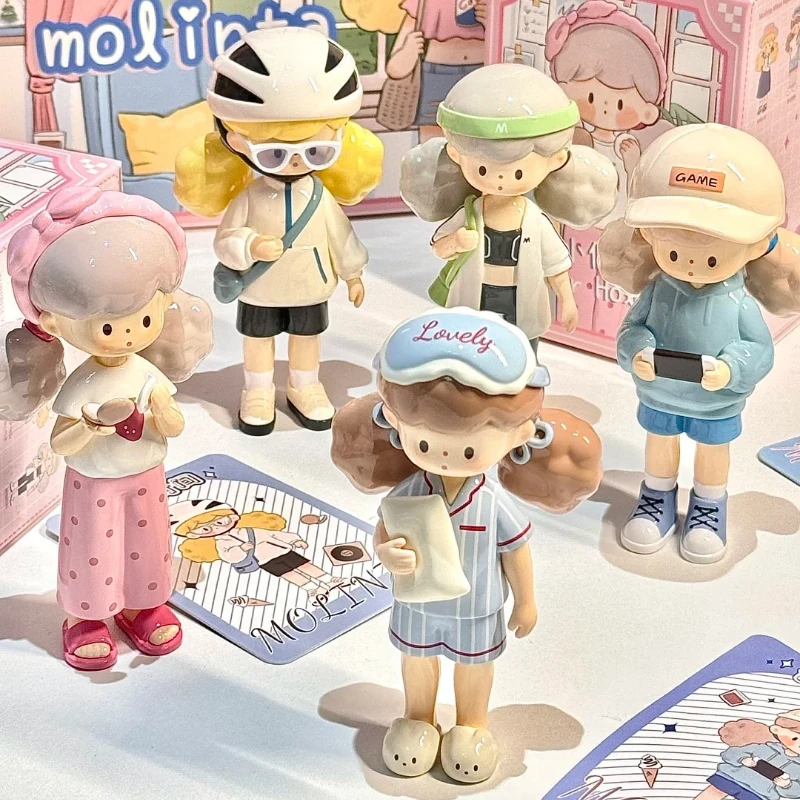 

Genuine Molinta Minor Holiday Series Blind Box Cute Collection Toy Kawaii Anime Figures Desktop Ornaments Doll Customized Gift