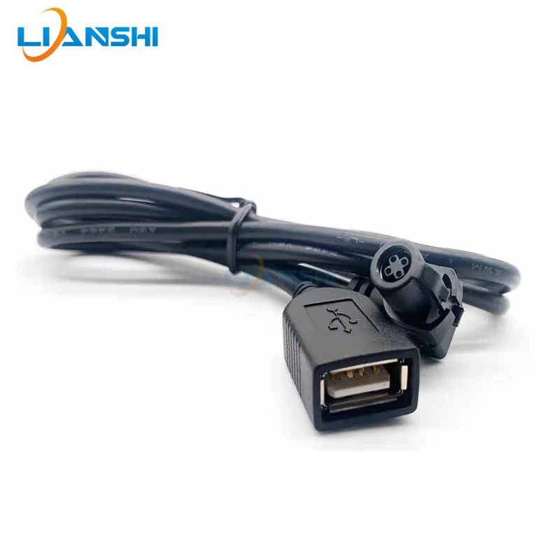 Compatible with USB cables for popular CD players, Magotan, Passat, new Bora, Golf 6, new Sagitar, Tiguan, and tailline plugs