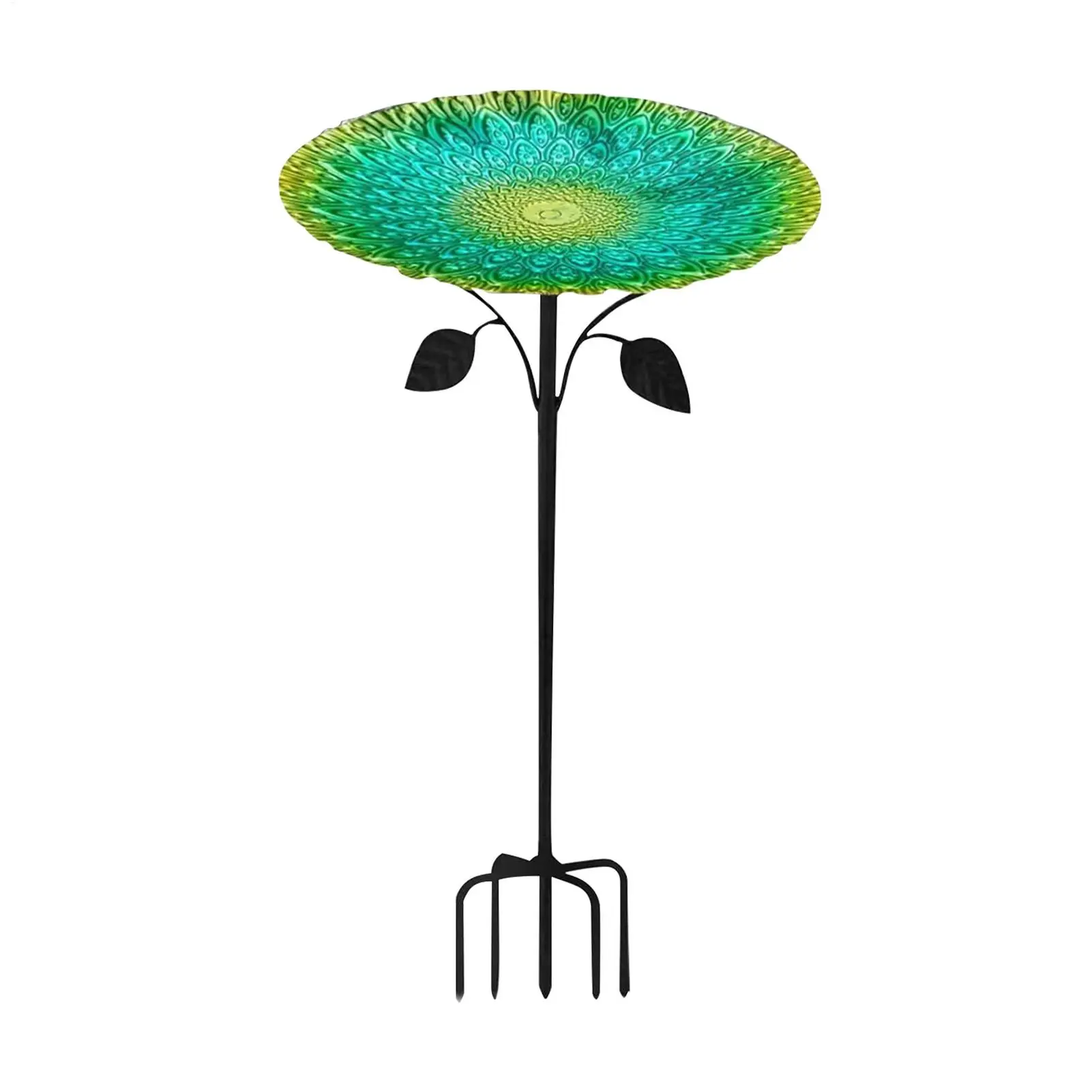 

Bird Bath Bowl Metal Standing Decorative Water Feeder Bird Water Bowl For Hummingbird Parrot Sparrow Parakeet Budgies Yard