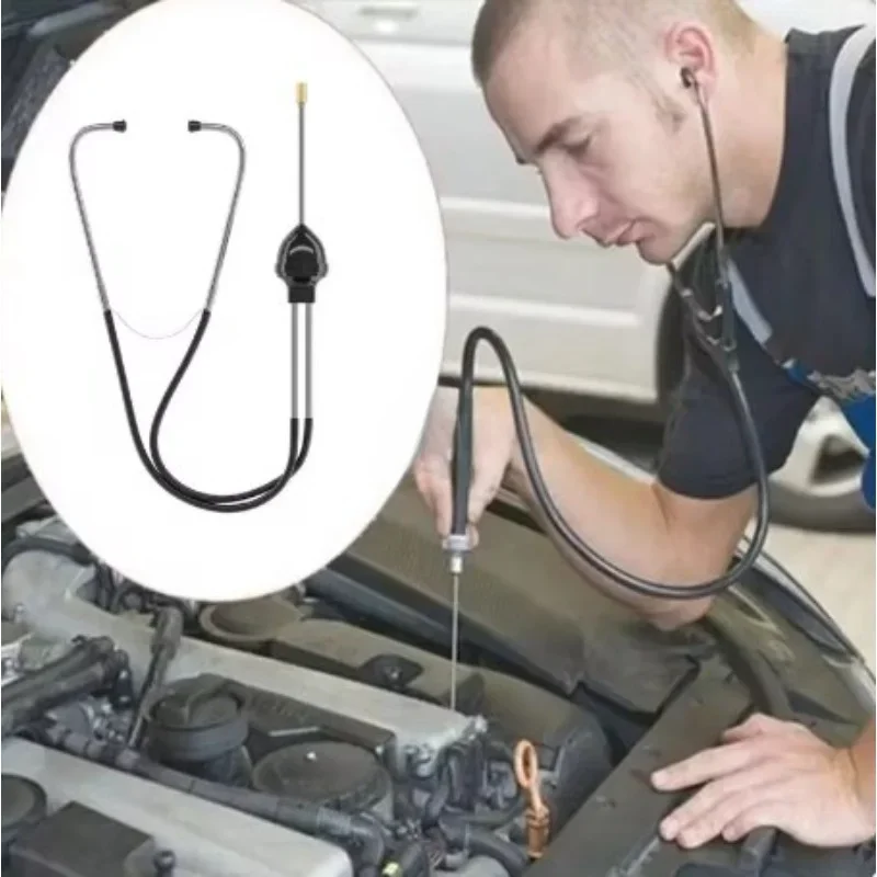 

Auto Cylinder Stethoscope, Mechanics Stethoscope Car Engine Block Diagnostic Automotive Engine Hearing Tool Car Detection