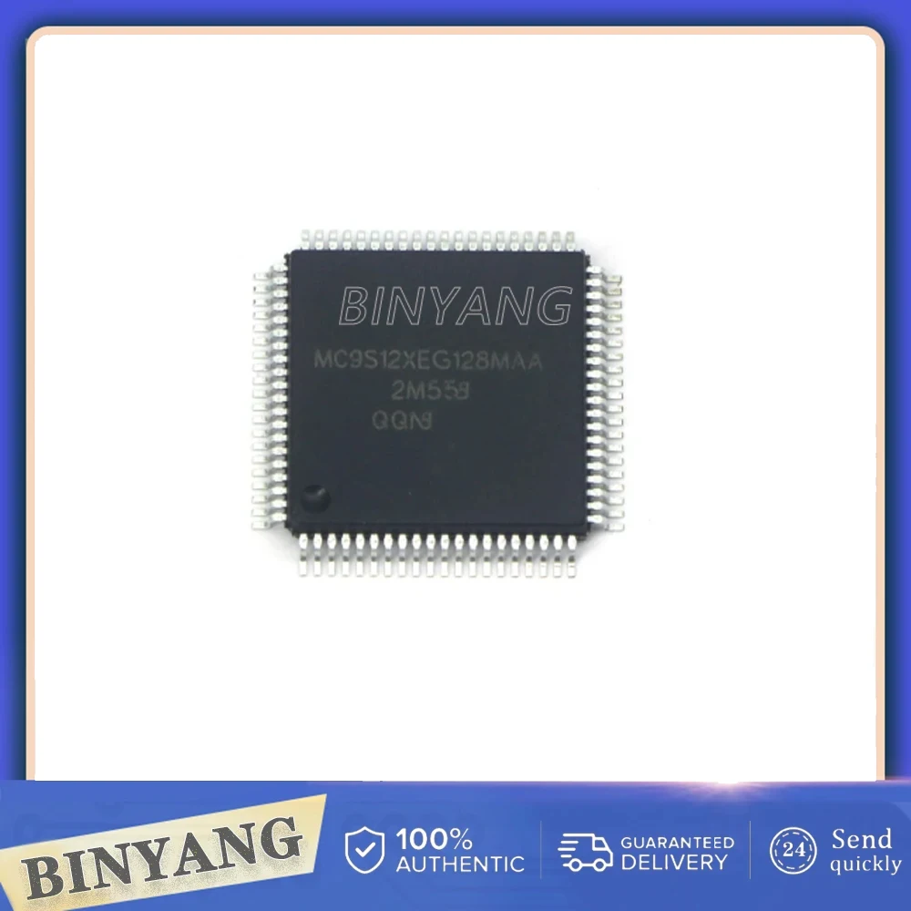 1PCS S912XEG128J2MAA  New In Stock  QFP-88 Encapsulation