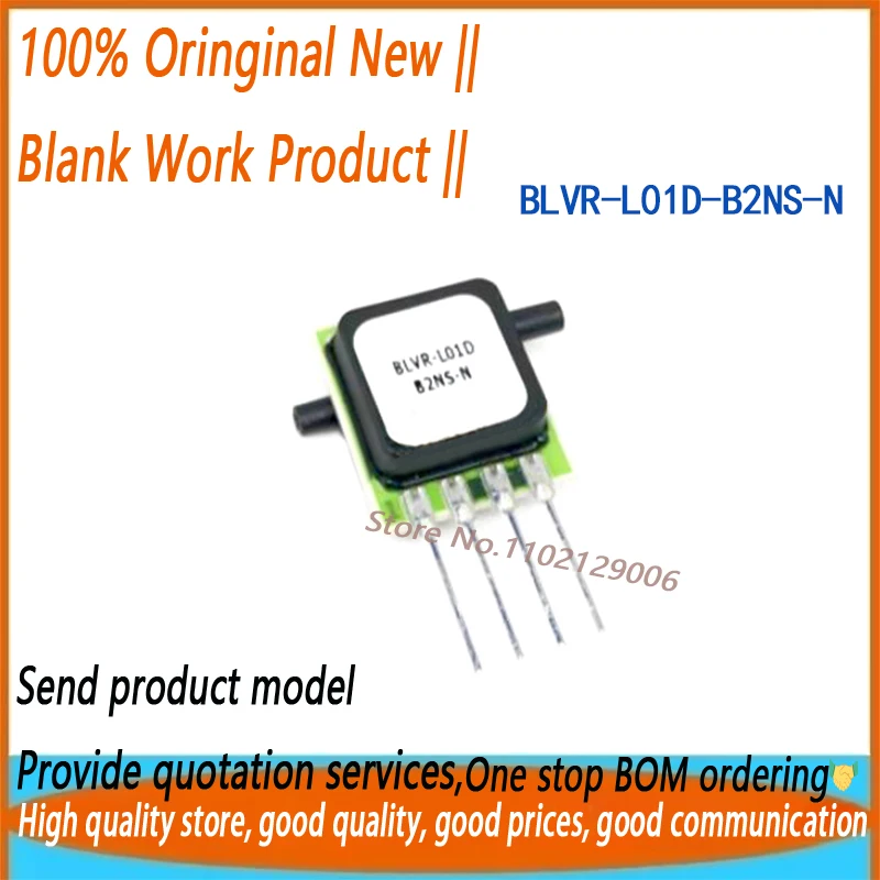 1PCS/LOT BLVR-L01D-B2NS-N  Sensors Board Mount Pressure Sensor -1inH2O to 1inH2O 4-Pin