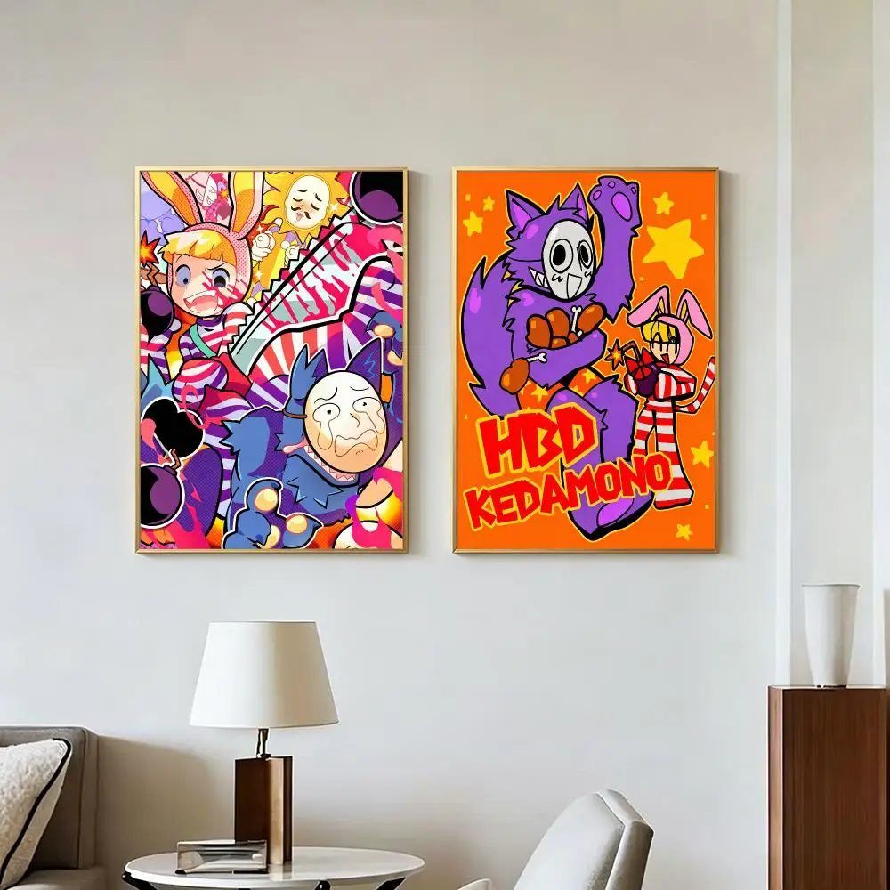Anime P-Popee the Performer Poster Peel And Stick Wall Art Self Adhesive PP Waterproof Wall Decor Living Room Bedroom Gift