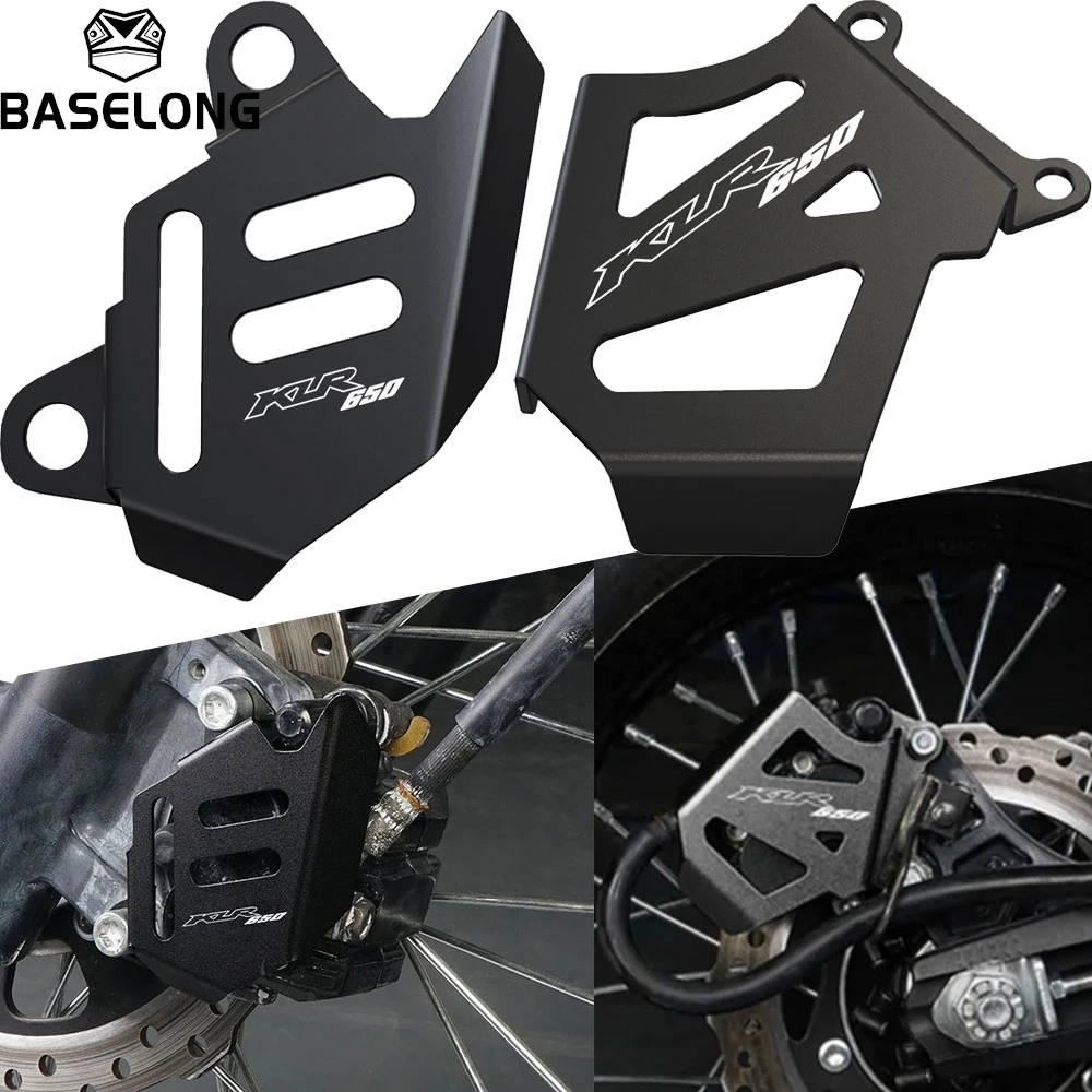 

Motorcycle Accessories Front Rear Brake Caliper Guard Protector Cover Plate For Kawasaki KLR650 KLR 650 KLR650-E 2008-2023 2022