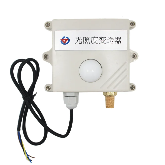 Sensor de luz solar lux analógico/RS485 Iot lux medidor sensor