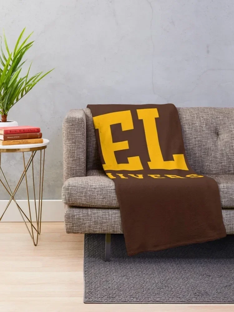 adelphi university - college font curved Throw Blanket Sofas christmas decoration Blankets