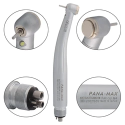 Dental LED de alta velocidade Handpiece, Pana Max, auto-alimentado, padrão, 2 furos, 4 furos, cartucho SU