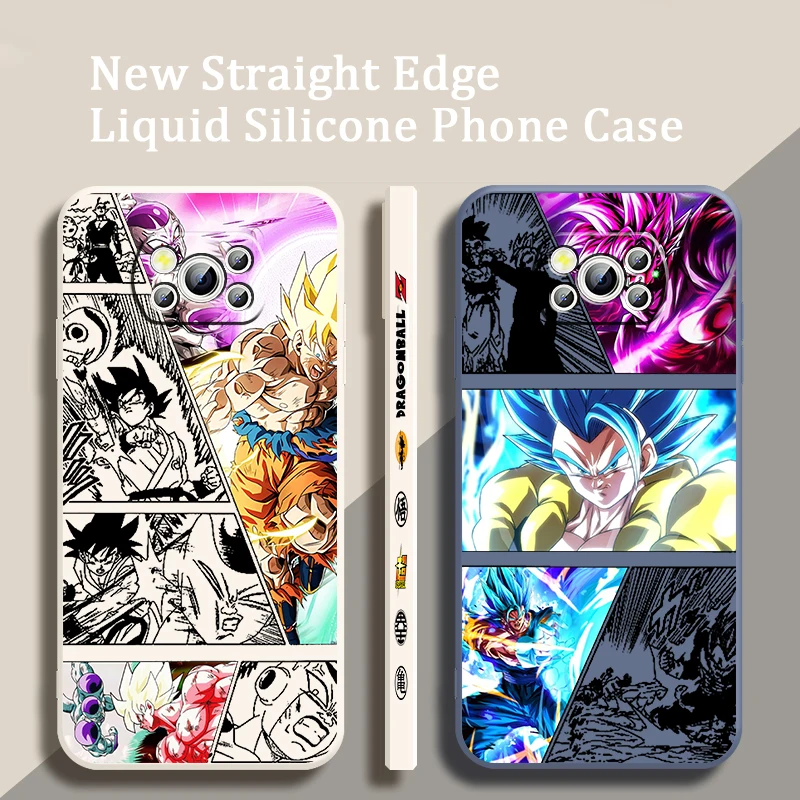 Trend D-Dragon Art Comics Liquid Left Rope For Xiaomi Mi Poco X5 X4 X3 M6 M5 M5S M4 M3 F5 F4 F3 C55 C40 Pro 5G Back Phone Case