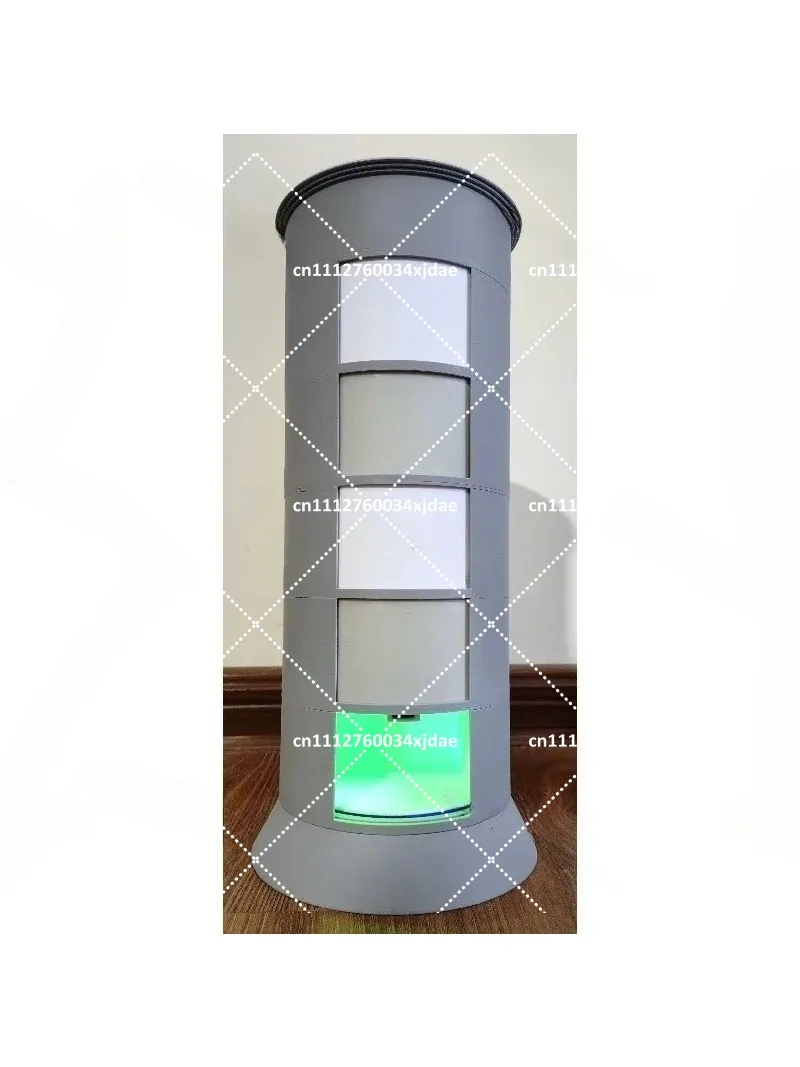 Circular Sightseeing Elevator Toy, Voice Control Round Model, DIY Educational Handmade Craft for Kids Simulation Building
