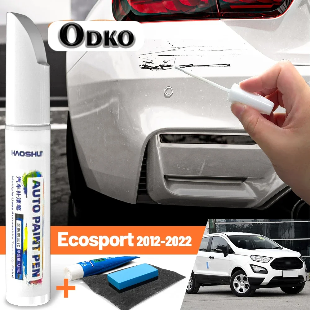 Car Paint Pen Paint Care Fixer Scratch Repair Wax Painting Scratch Remover For Ford Ecosport 2012-2022 2021 2020 2019 2018 2013