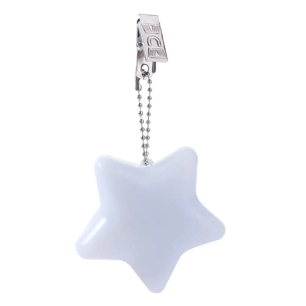 Automatic Activated Heart LED Light Touch Sensor Backpack Decor Handbag Lamp Keychain Clip Star Shaped Light Bag Lamp Bag Charm