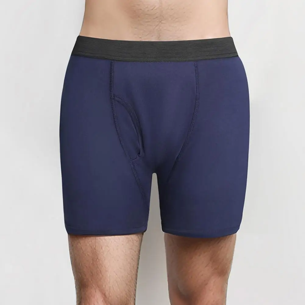 Men Incontinence Underwear Breathable Rayon Boxer Briefs Confidence-enhancing Boxer Briefs Protective Lining Men Boxers 2025