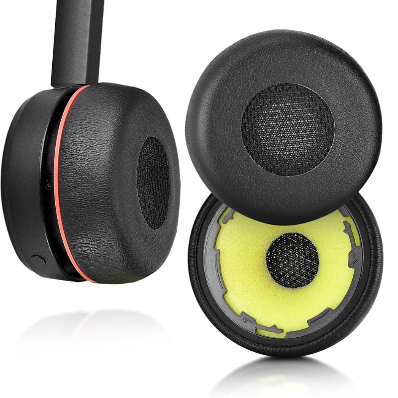 Coussinets d'oreille Evolve 75 - Coussinets de remplacement compatibles avec les casques Jabra Evolve 75, 75+, 75 UC / 75 MS