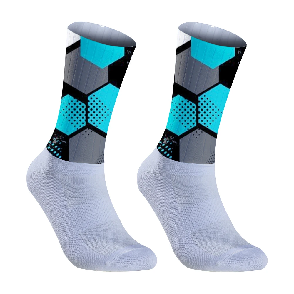 Chaussettes de sport en silicone pour cyclisme, vélo, course à pied, nouveau, été, 2024